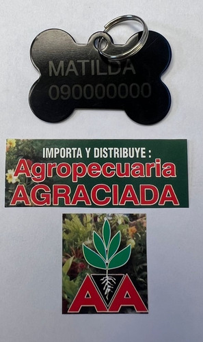 Imagen 8 de 10 de Chapitas Placas Identificadoras De Mascotas Grabadas Laser