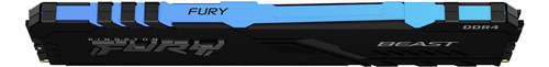 Memoria Ram 16gb Fury Beast Rgb 2x8 3600mhz Ddr4 Kingston
