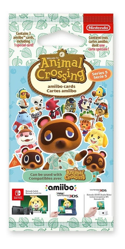 Sobre Amiibo Card Animal Crossing Serie 5 Original