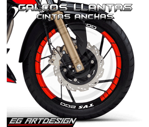 Cintas Anchas Llantas Motos Tvs 200