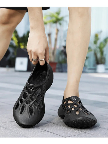 Sandalias Tipo Zueco De Playa Eva Para Hombre, Zapatos Casua