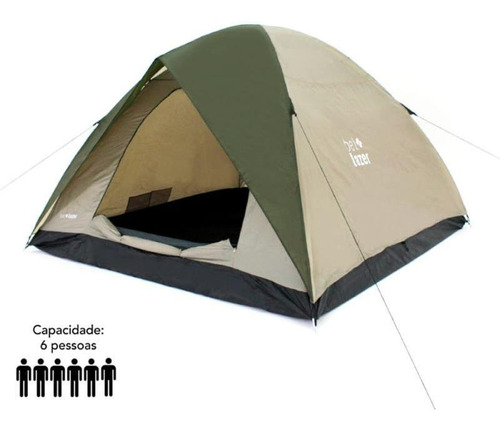 Barraca Camping Alta Premium  Impermeável 6 Pessoas Bel