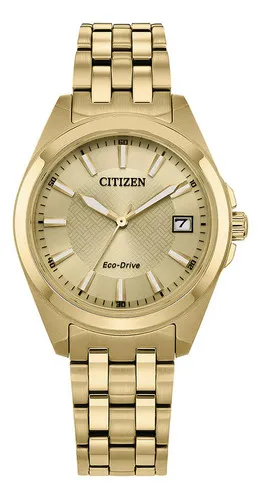 Reloj citizen eco drive dorado precio hotsell