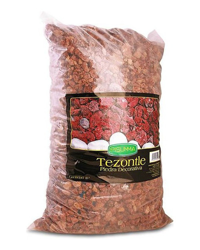 Tezontle Rojo Piedra Decorativa 10 Litros 