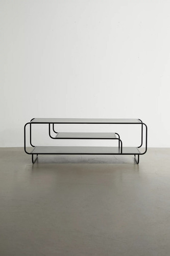 Mesa De Centro / Sala De Metal Boho Cassias - Moderna Negro