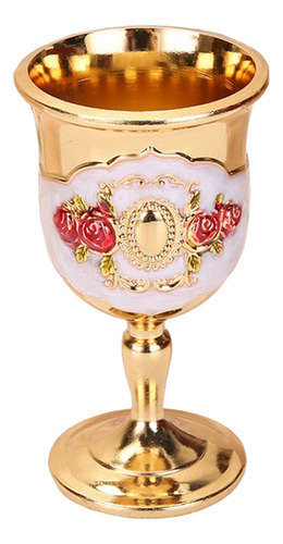 Copa De Vino, Copas De Vino, Taza Grabada En Cien Dorado