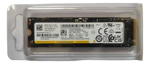 Ssd Nvme Samsung 512gb Pcie4 M2 2280 Oem Mzvl2512hdjd-00bll