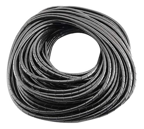 Dgzzi Espiral Cable Wrap 4mm 25m Negro Espiral Wrap Cable Bi