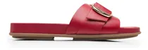 Comprar Sandalias Dama Flexi Rojo Casual De Piso Cómoda Para Mujer