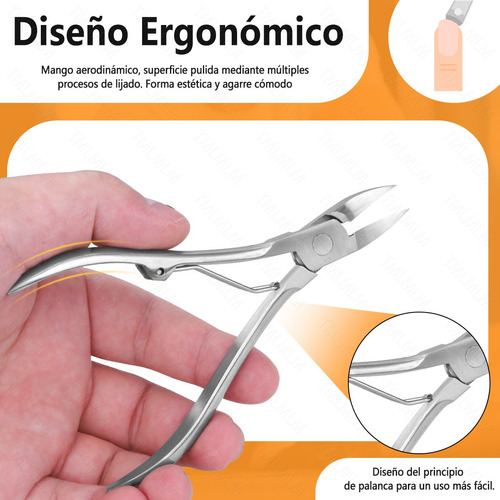 Alicate Podologico Profesional Lenio De Uñas Para Cuticula