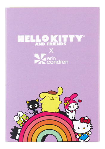 Erin Condren, Folleto De Notas Adhesivas, Hello Kitty And Fr
