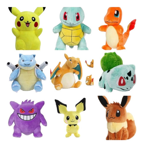 Peluche Pokemon Mew Serie Anime Pikachu-excelente Calidad 