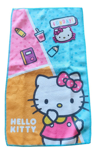 Toalla Rostro Y Mano Hello Kitty 49*28cm Niñas