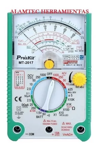 Ecenter Comprobador pilas y baterias 1,5 a 9V, analogico