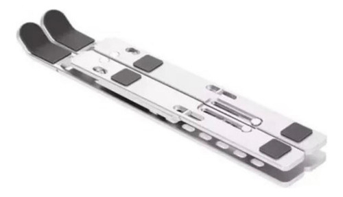 Soporte Vertical De Alumnio Notebook Macbook Laptop Plateado