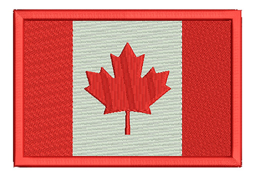 Parche Bordado Bandera Canada