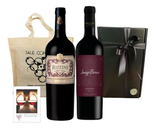 Regalo Caja Con 2 Vinos Rutini - Luigi B. Malbec