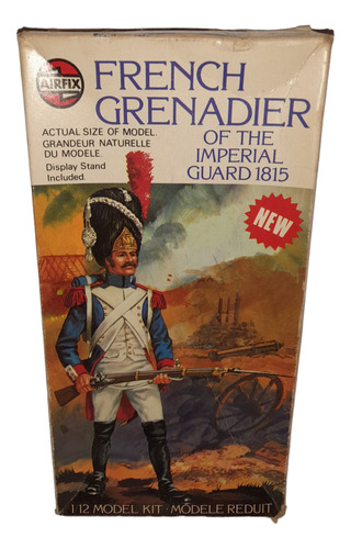 French Grenadier Imperial Guard 1815 Kit Airfix Escala 1/12