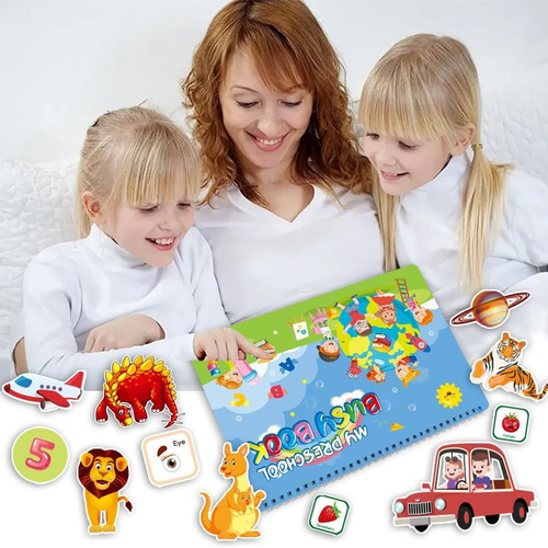 Busy Book Libro Montessori Aprendizaje Actividades Escolares