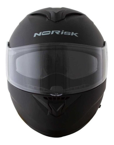 Capacete Norisk Force Monocolor Preto Fosco Tamanho do capacete 58