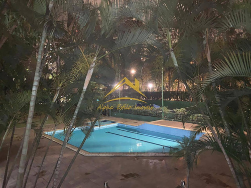 Imagem 2 de 13 de Lindo Flat Para Locação No Le Bougainville Em Alphaville - 483