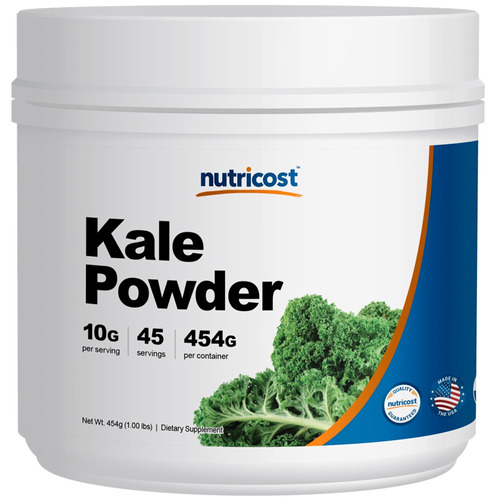 Nutricost Kale Polvo 1lb Todo Natural No-gmo Libre De