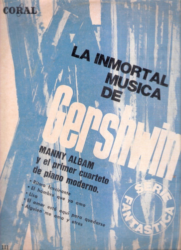 Manny Albam: La Inmortal Musica De Gershwin / Vinilo Coral 