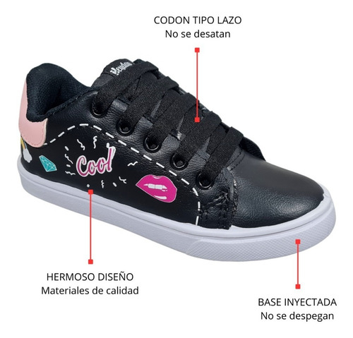 Zapatillas De Nenas Niñas Urbanas Cool Heyday 27-34 (164)