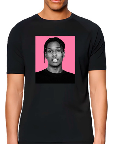 Remera Asap Rocky Rapero Personalizada Unisex Algodón