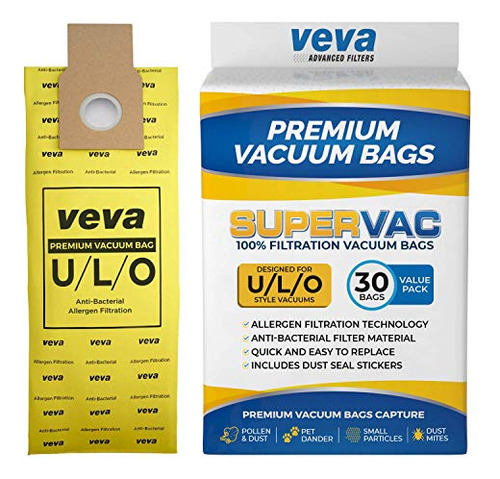 Bolsas Para Aspiradora Veva Supervac De Primera Calidad, Tip