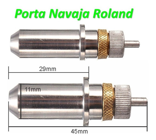 Porta Navaja Para Plotter Roland O Seiki De Metal Nuevo