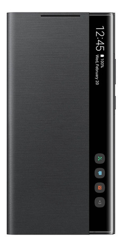 Case Galaxy Note 20 Ultra S-view Flip Cover Original Negro
