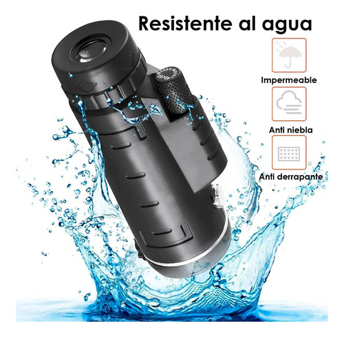 Monocular Terrestre Vak 40x60 Hd Impermeable Tripie Soporte