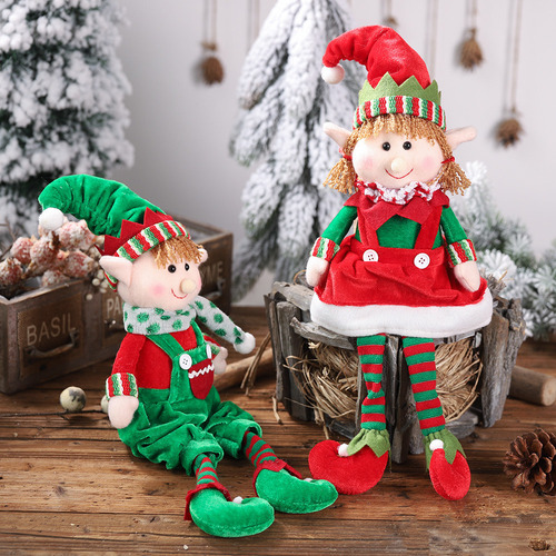 Para Para 2pcs Muñeco Elfo De Navidad Regalo De Navidad