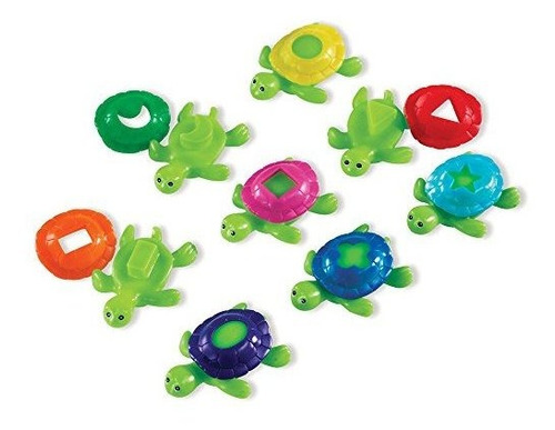 Recursos De Aprendizaje Shape Shell Turtles, Set Of 8