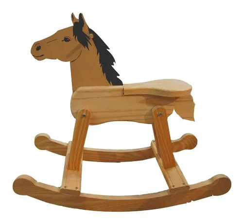 Caballito de madera mercado libre sale