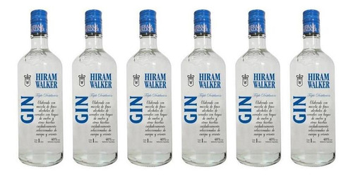 Gin Hiram Walker London Dry 1 Lts Caja X6 Fullescabio Oferta