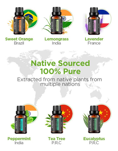 Innogear Difusor De Aceites Esenciales Con Aceites, Difusor