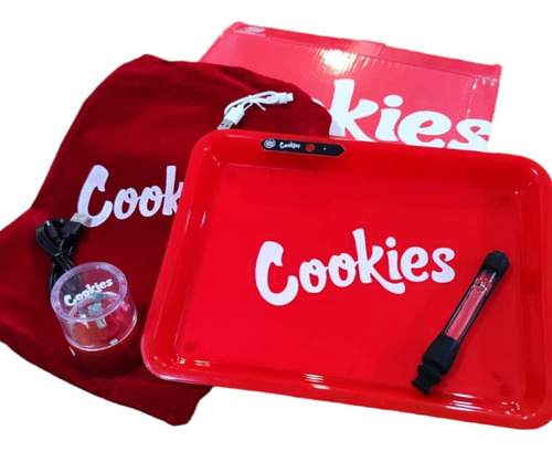 Combo Grinder Electrico + Charola Led Cookies + Regalo Color