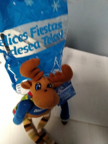 Peluche Reno Telcel Version Especial Navidad Coleccion (Usado)