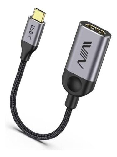 Cable Adaptador Usb C A Hdmi 4k, Adaptador Iviin Tipo C A Hd