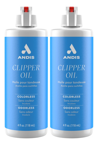 2 Pzs Aceite Andis Para Maquinas De Corte De Cabello/pelo