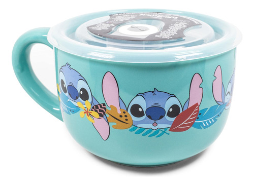 Silver Buffalo Lilo And Stitch Aloha - Taza De Sopa De Cermi