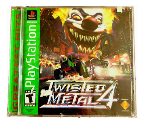 Twisted Metal 4 Greatest Hits Sellado Ps1 Play 1 Psx Psone