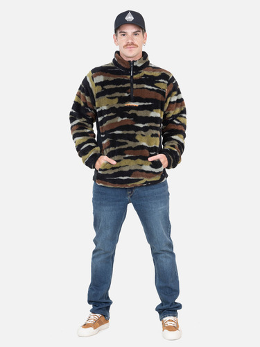 Poleron Ride Multicolor Hombre Volcom