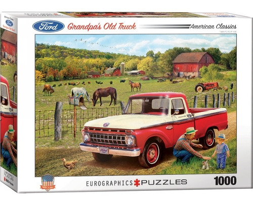 Puzzle 1000 Piezas Grandpas Old Truck - Eurographics  