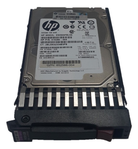 Disco Duro Hp 713821-b21 900gb 6g 10k 2.5 Sas Servidor (Reacondicionado)