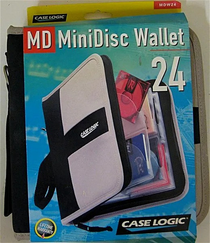 Estuche Para Md Mini Disc Wallet Para 24 Unidades