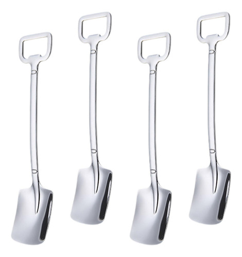 4 Cucharas Con Forma De , Cuchara Para Café, Té, Utensilio
