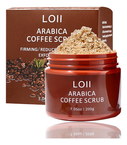 Exfoliante De Cafe Arabica 100% Natural, Hidratante Y Exfoli